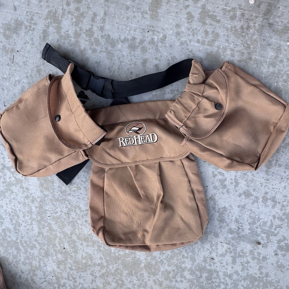 Red Head Double Shell Hull Shooting Pouch Belt ~ Shotgun Clays Skeet Trap